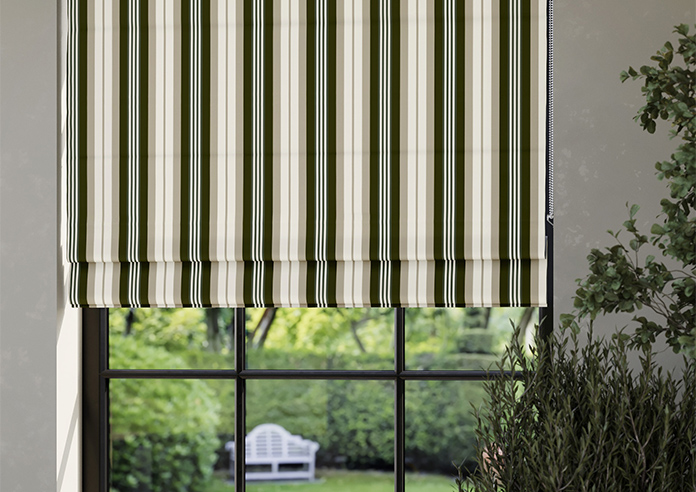 The British Stripe Co. George, Chilterns No.1 - Twist&Fit Roman Blind - Image 5